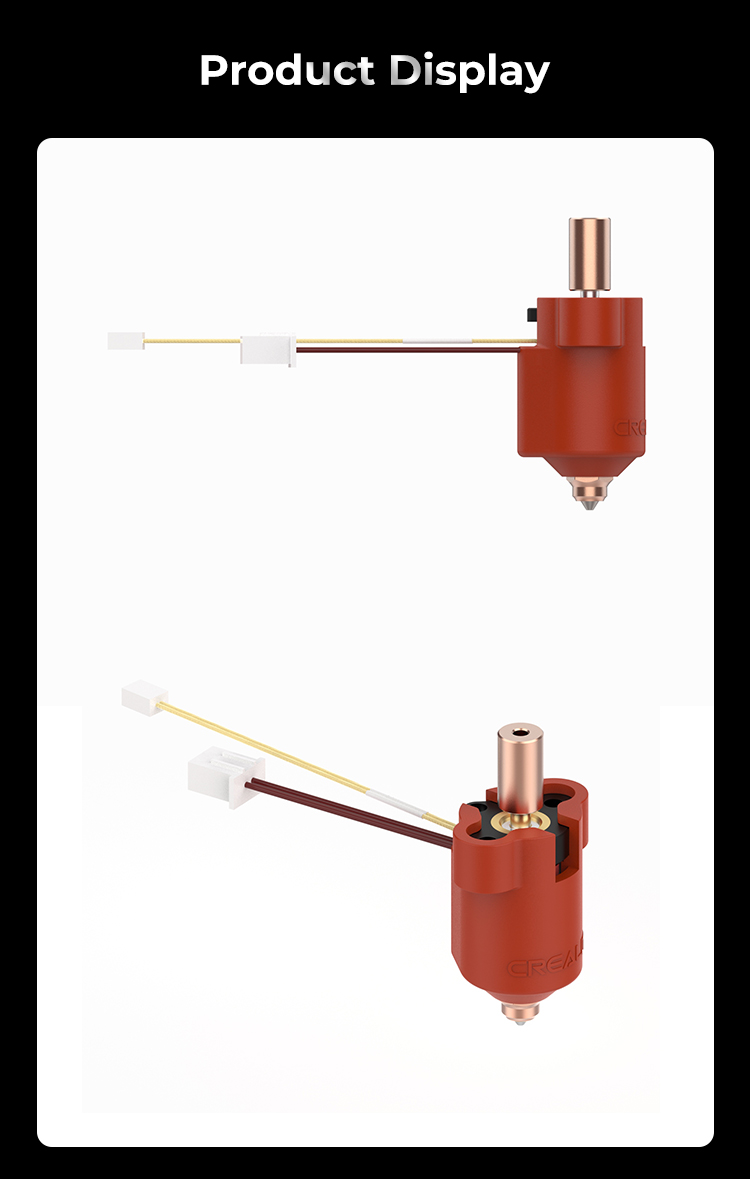 Creality K1/K1 Max Ceramic Heating Block Kit