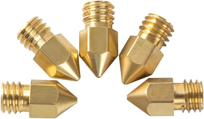 Creality M6 Brass Nozzle Big Head - 5pc