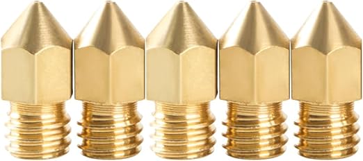 Creality M6 Brass Nozzle Big Head - 5pc - Image 2