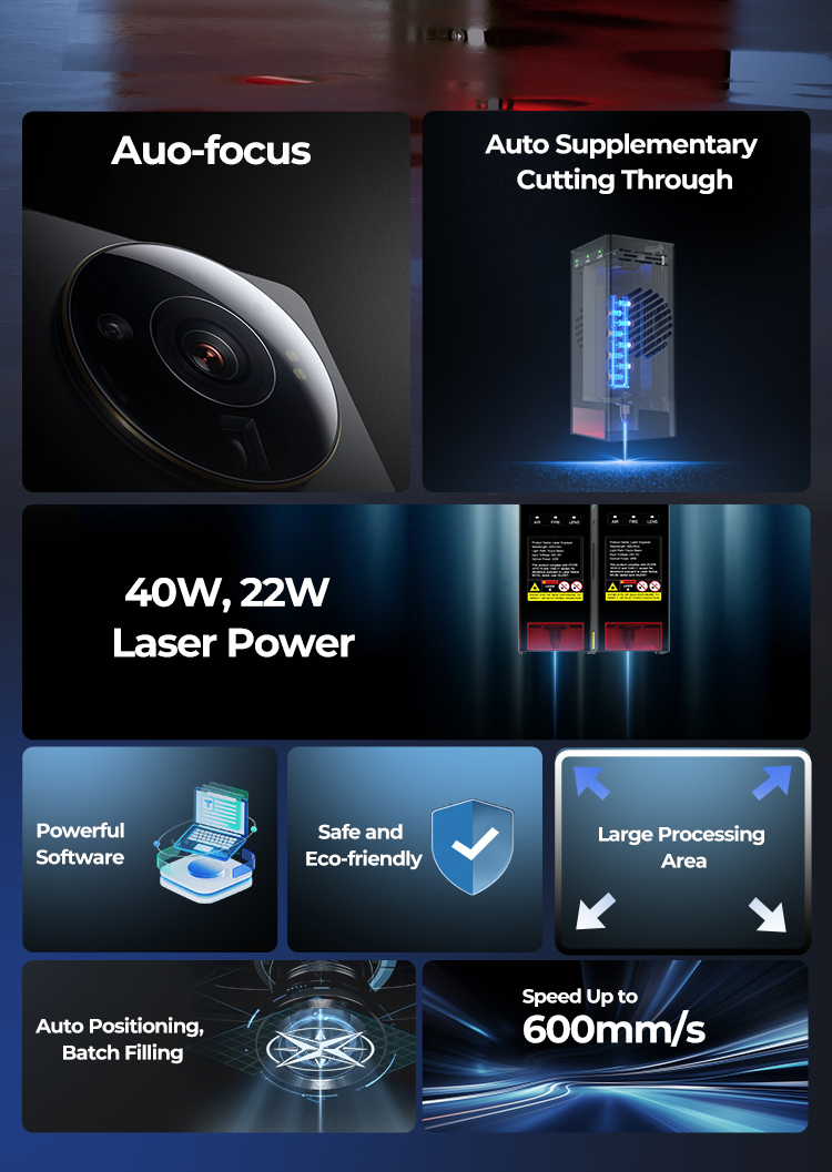 Creality Falcon 2 Pro S 22w with Air Assist