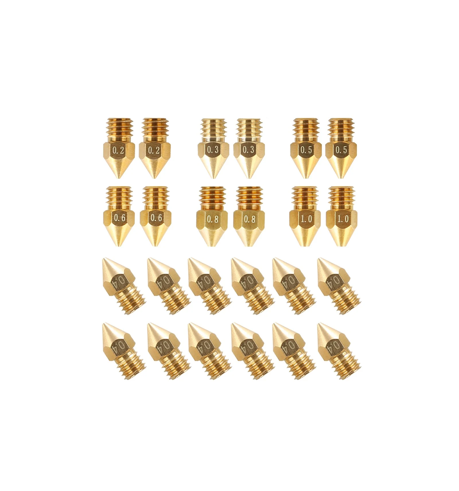 Creality MK8 24pc Nozzle Pack