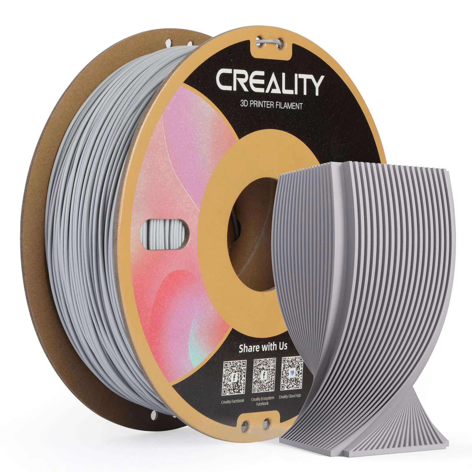 Creality CR-PLA Filament - Matte Grey 1kg