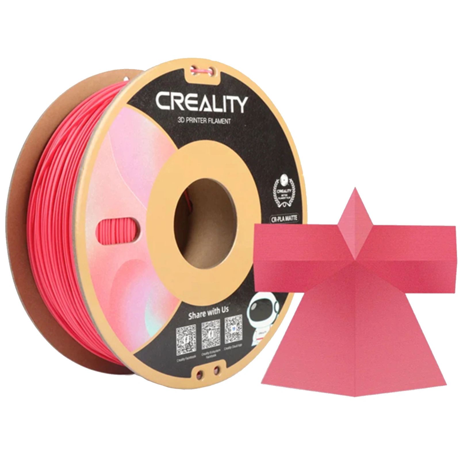 Creality CR-PLA Filament - Matte - Strawberry Red (1kg)